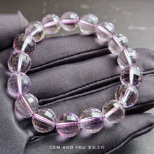 Load image into Gallery viewer, Amethyst Faceted Bracelet 10mm