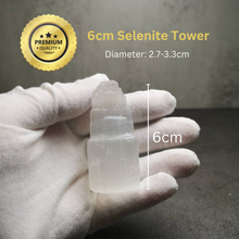 Load image into Gallery viewer, Selenite Tower 6cm 10cm 15cm 20cm