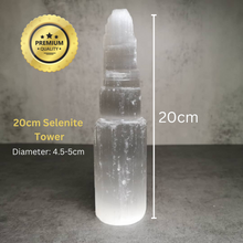 Load image into Gallery viewer, Selenite Tower 6cm 10cm 15cm 20cm