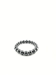 Hematite 10mm Bracelet -Round
