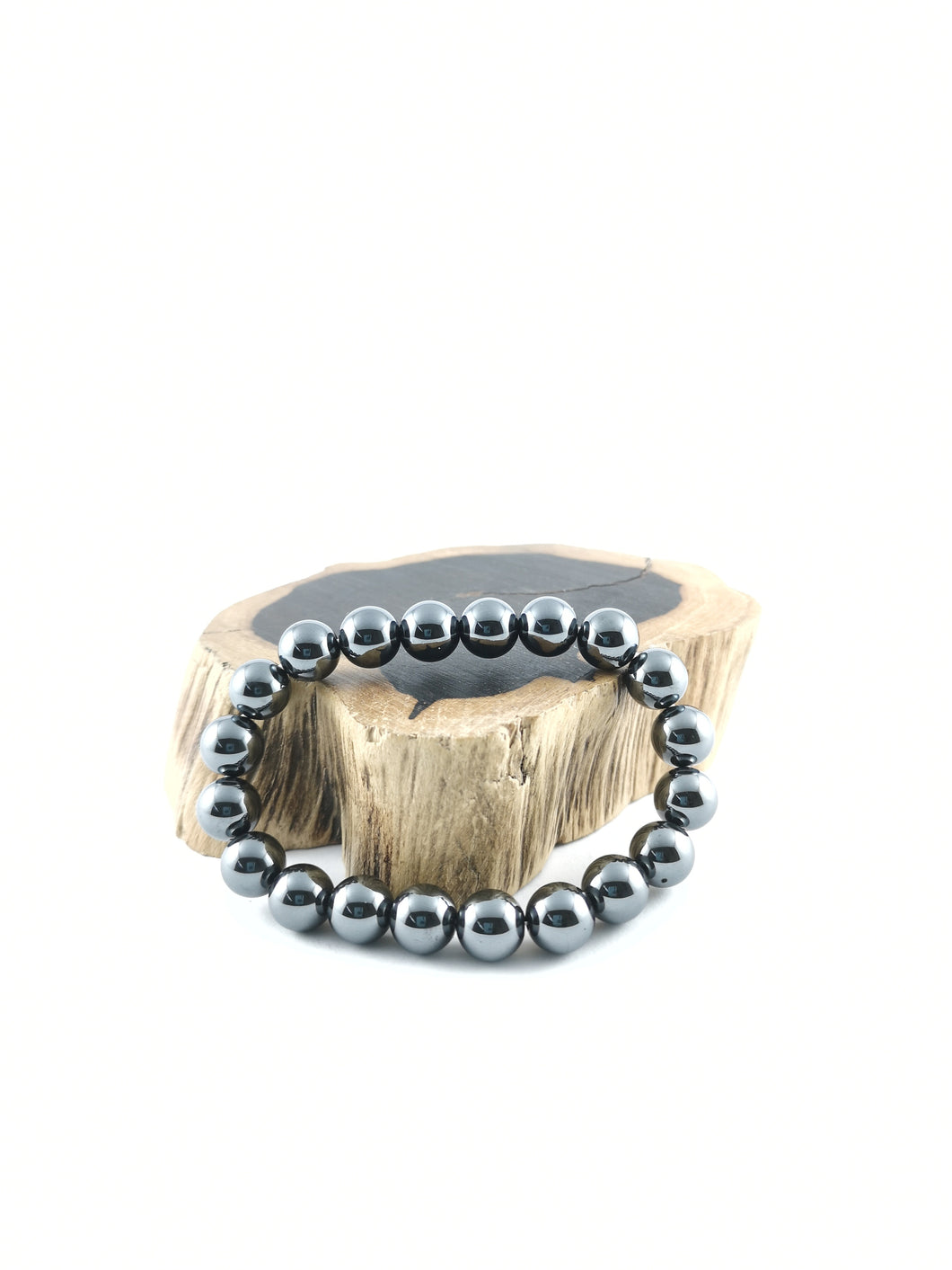 Hematite 10mm Bracelet -Round