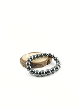 Load image into Gallery viewer, Hematite 10mm Bracelet -Round
