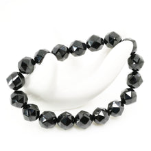 Load image into Gallery viewer, Black Spinel Bracelet(Faceted)10mm