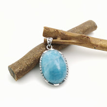 Load image into Gallery viewer, Larimar Pendant 2cm*2.8cm
