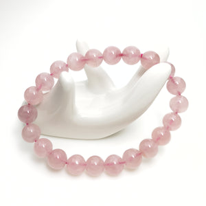 Rose Quartz Bracelet 9mm
