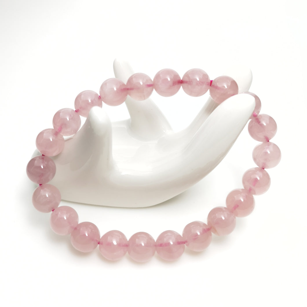 Rose Quartz Bracelet 9mm
