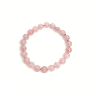 Rose Quartz Bracelet 9mm