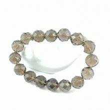 Load image into Gallery viewer, Smoky Quartz Bracelet (faceted) 12mm