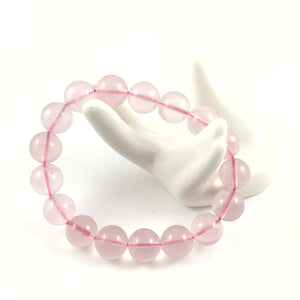 Rose Quartz Bracelet 12mm