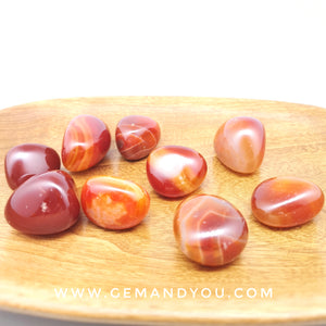 Carnelian Tumble Stone 30-35mm