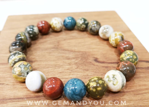 Ocean Jasper 8mm Bracelet AAA Quality