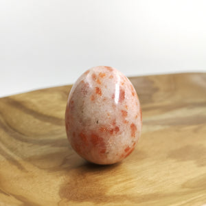 Sun Stone Carved Egg 45*35mm