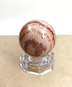 red jasper sphere/ball 50mm