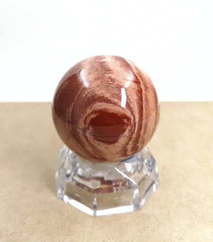 red jasper sphere/ball 50mm
