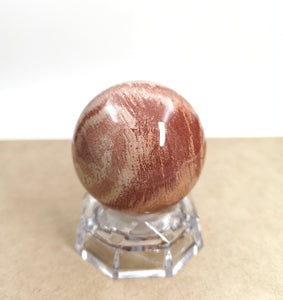 red jasper sphere/ball 50mm