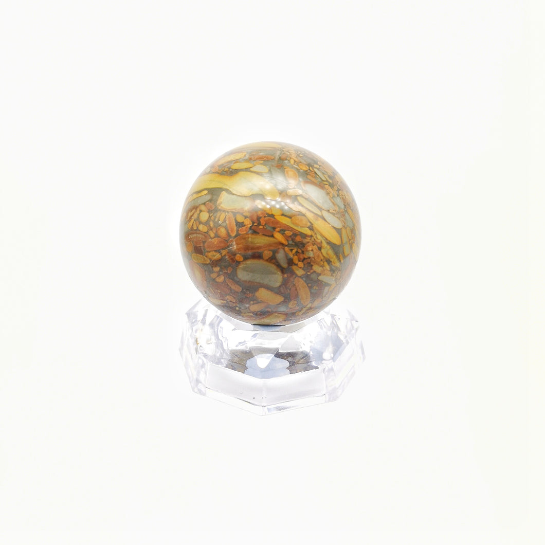 Bamboo Jasper Ball 40mm