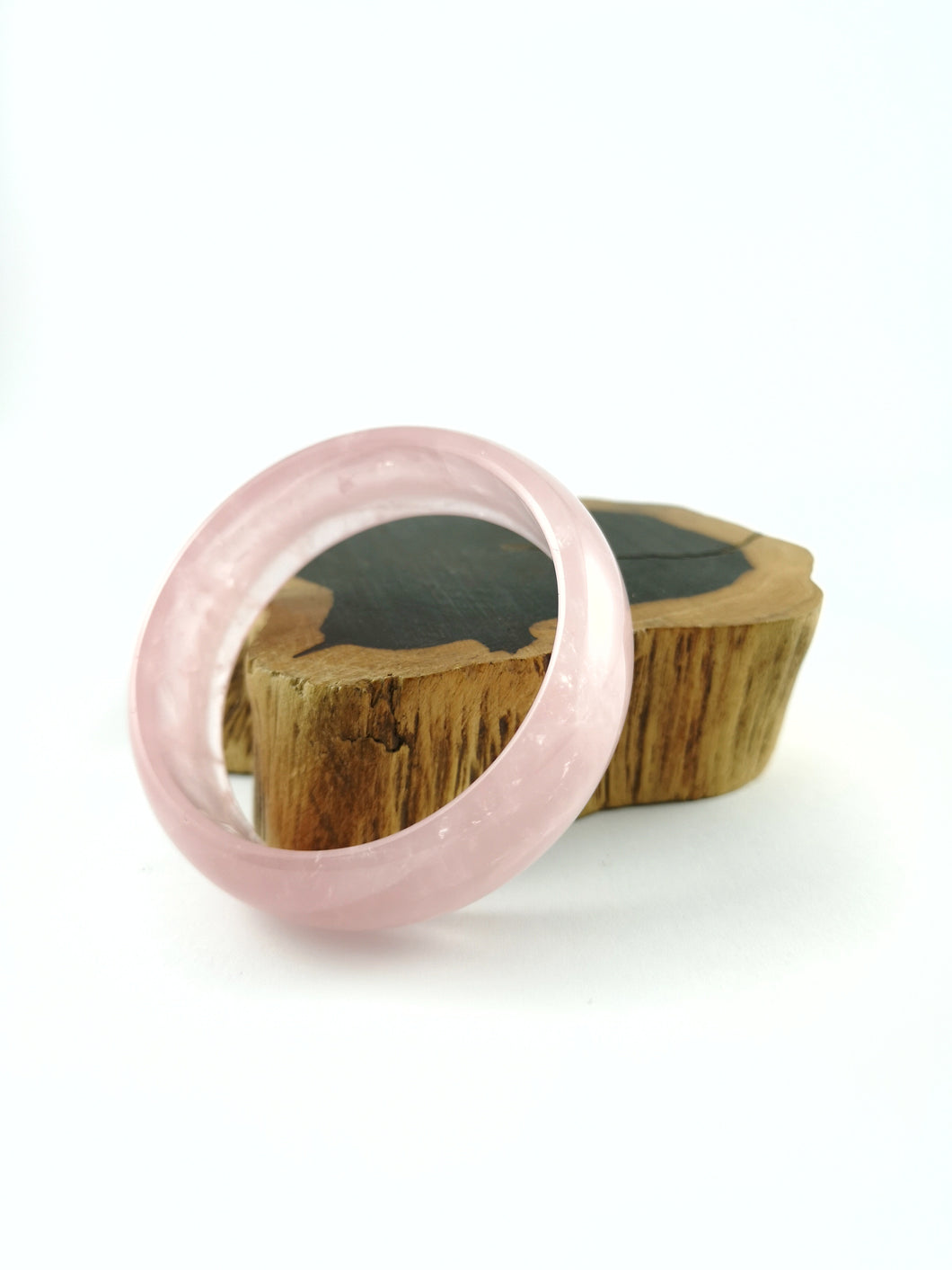 Rose Quartz Bangle (D:57mm)