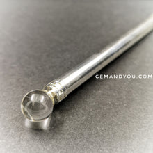 Load image into Gallery viewer, copper wand with clear quartz 160mm*9mm