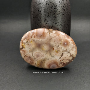 Sakura Agate / Flower Agate Slab Polished 81mm*57mm*17mm