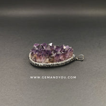 Load image into Gallery viewer, Amethyst Raw Pendant 54mm*33mm*18mm