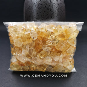 Citrine Chips polished Pack (200gram)
