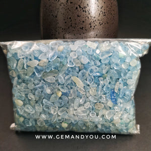 Aquamarine Chips Stone Pack (200gram)