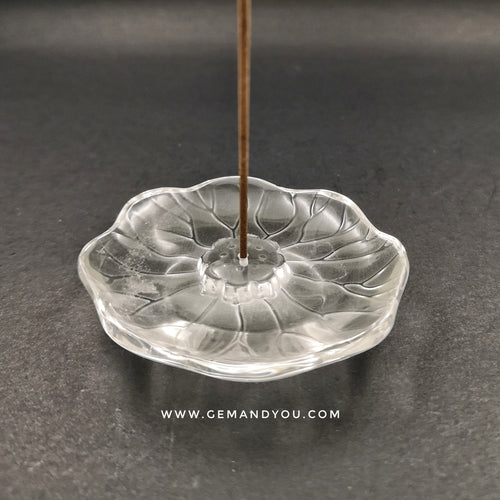 Clear Quartz Carving-Incense Holder