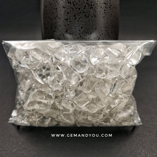 Clear Quartz Chips Pack (200grams Per Pack)