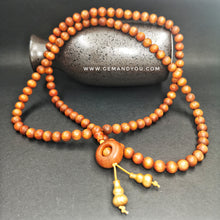 Load image into Gallery viewer, Raja Kayu Wood 8mm Necklace 108beads |Meditation Necklace