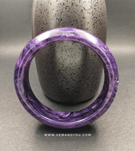 Load image into Gallery viewer, Charoite Bangle AAA 59mm