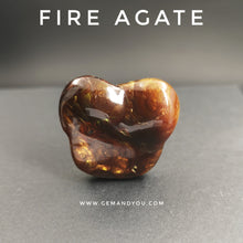 Load image into Gallery viewer, Fire Agate Polished 28mm*25mm*7mm