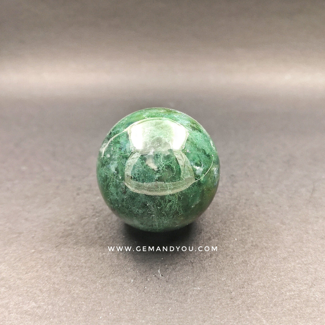 Moss Agate Ball Sphere 40mm