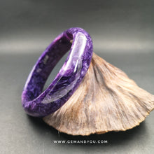 Load image into Gallery viewer, Charoite Bangle AAA 62mm