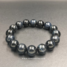 Load image into Gallery viewer, Blue Tiger Eye Stone Bracelet 12mm