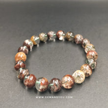 Load image into Gallery viewer, Multi colour phantom quartz bracelet 10mm 彩幽灵