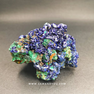 Azurite with Malachite Specimen Raw 73mm*55mm*42mm