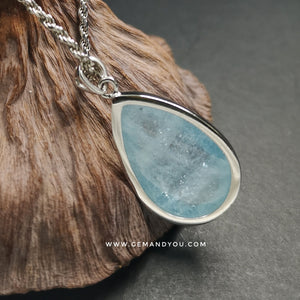 Aquamarine Pendant 28mm*19mm*10mm