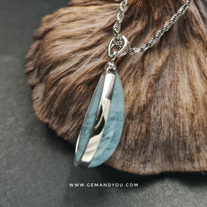 Aquamarine Pendant 28mm*19mm*10mm