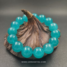 Load image into Gallery viewer, Translucent Icy Blue Amazonite Bracelet 14mm