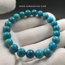 Load image into Gallery viewer, Blue Turqoise Bracelet 8mm