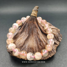 Load image into Gallery viewer, Sakura Agate/Flower Agate Bracelet 9mm