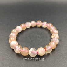 Load image into Gallery viewer, Sakura Agate/Flower Agate Bracelet 9mm