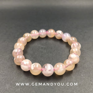 Sakura Agate/ Flower Agate Bracelet 11mm