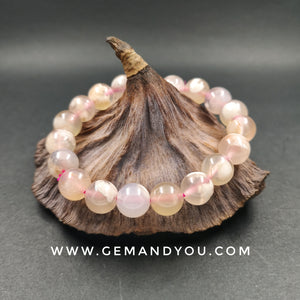 Sakura Agate/ Flower Agate Bracelet 11mm