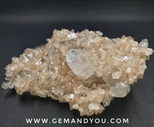 Load image into Gallery viewer, Apophylite with Stilbite Raw Specimen 126mm*78mm*27mm