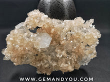 Load image into Gallery viewer, Apophylite with Stilbite Raw Specimen 126mm*78mm*27mm