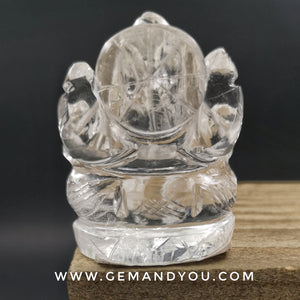 Clear Quartz Carving Ganesha 47mm*35mm*27mm