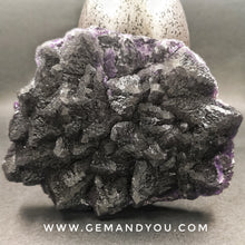 Load image into Gallery viewer, Dark Purple Fluorite Raw Specimen 120mm*90mm*24mm