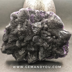 Dark Purple Fluorite Raw Specimen 120mm*90mm*24mm