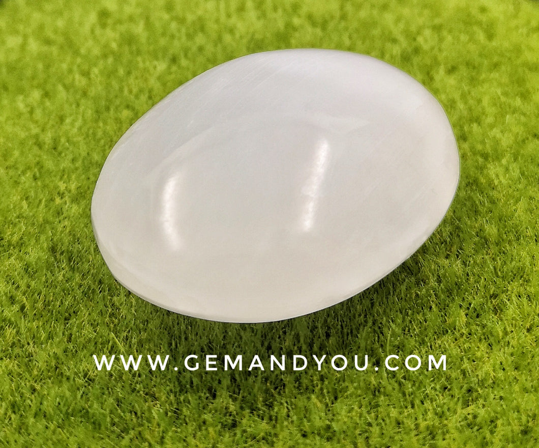 Selenite Oval Polished 65mm*48mm*24mm